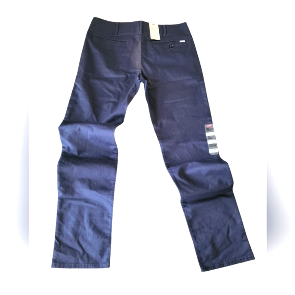 Levi's Dark Blue 502 Taper Chinos - Picture 11 of 12